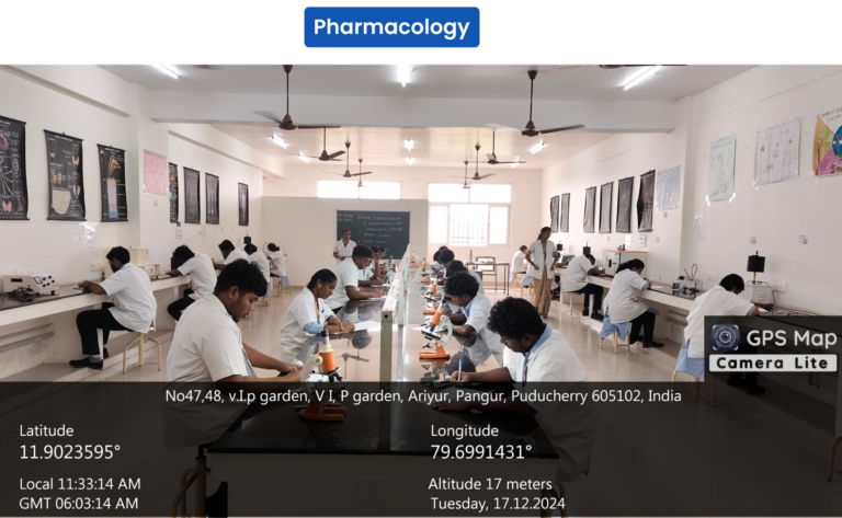 Pharmacology Laboratory at SVCP