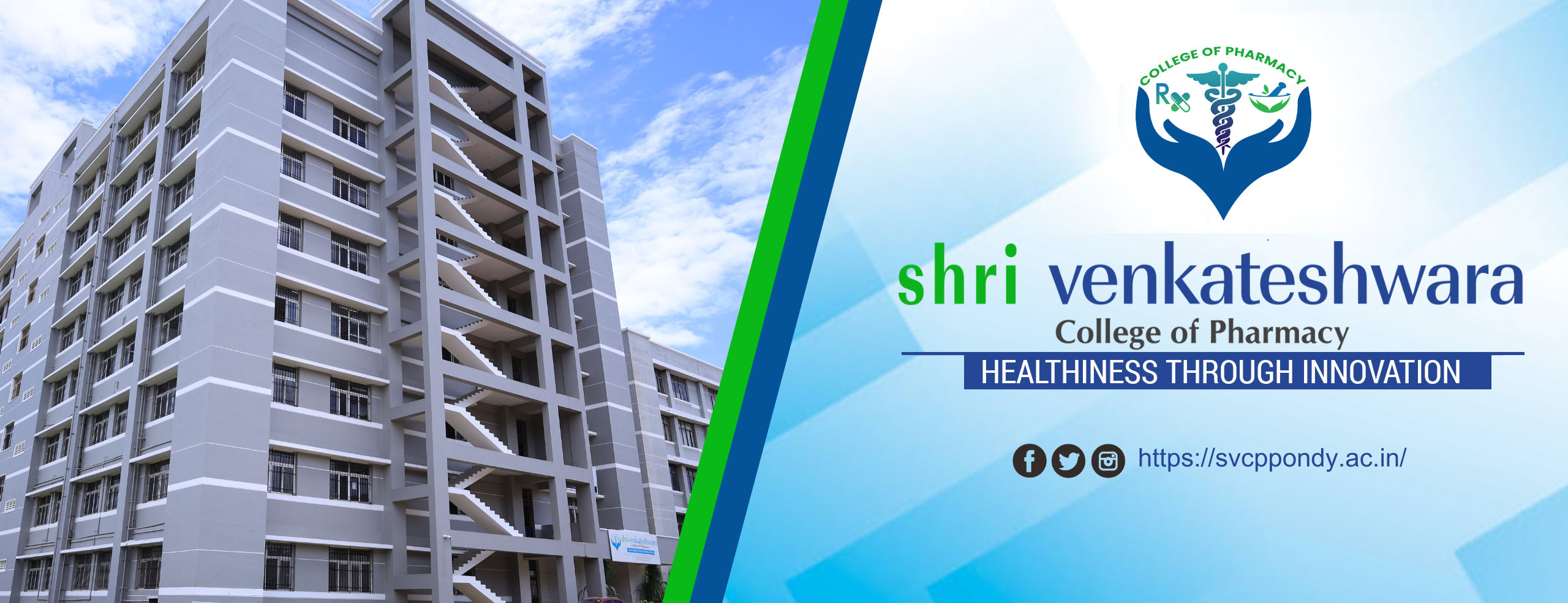 SVCP Pharmacy College Campus Building